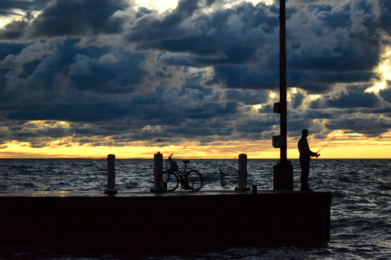 Fishing before Sunrise